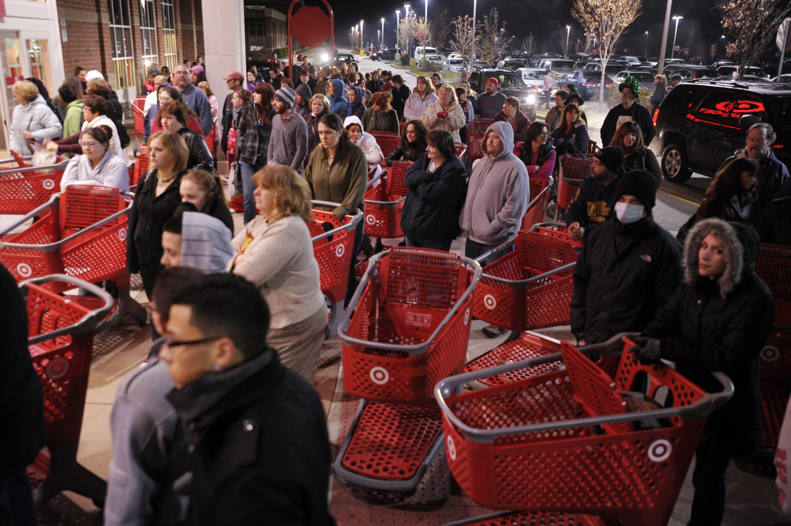 Black Friday creeping into Thanksgiving night