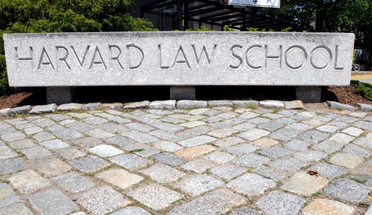 The entrance to Harvard Law School n Cambridge, Massachusetts. (Getty File Photo/Darren McCollester)