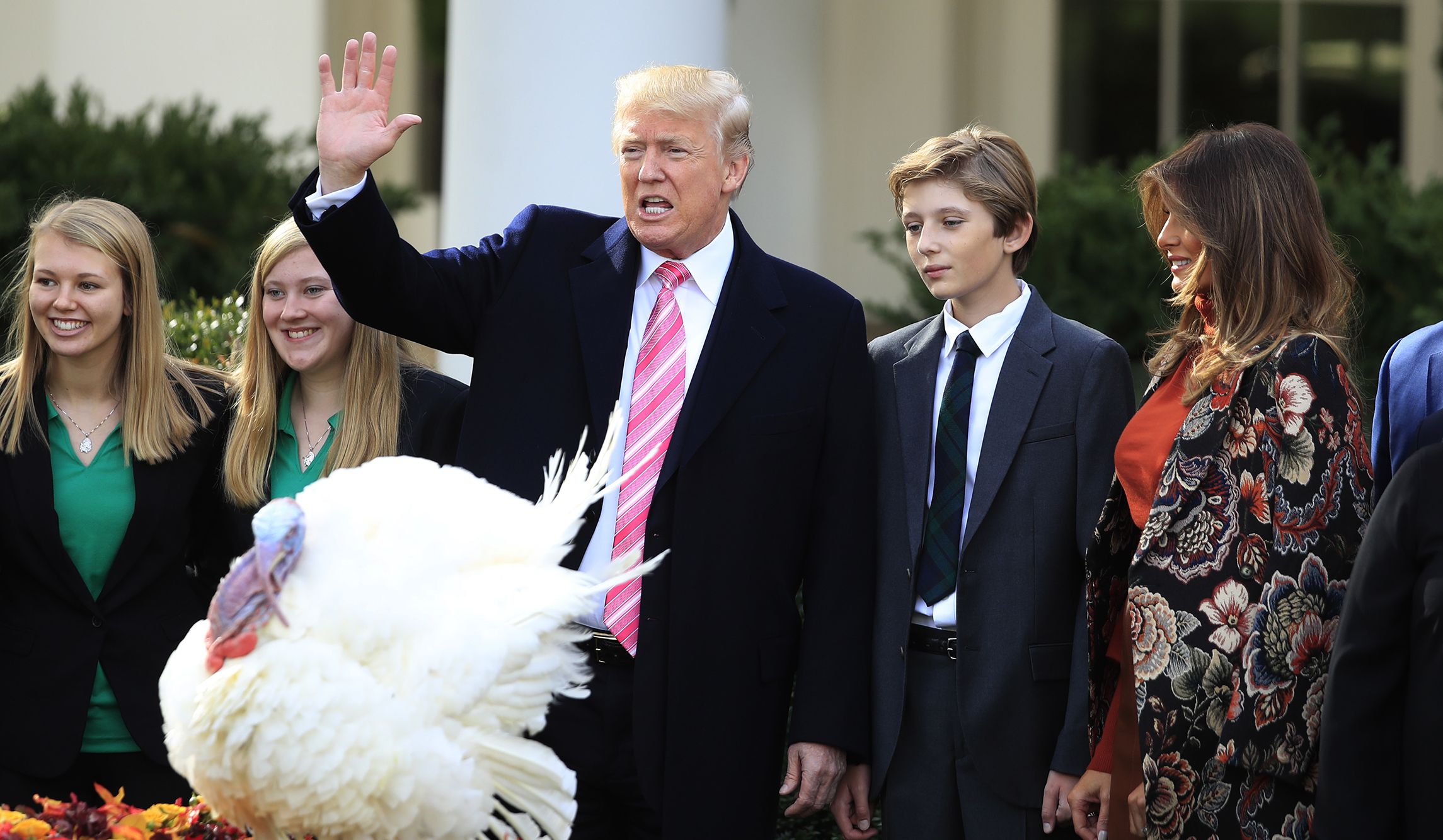 WATCH: President Trump and first lady present the National Thanksgiving Turkey