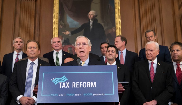 With a slim Republican majority in the Senate, several lawmakers are expected to use their power to craft the tax legislation. (AP Photo/J. Scott Applewhite)