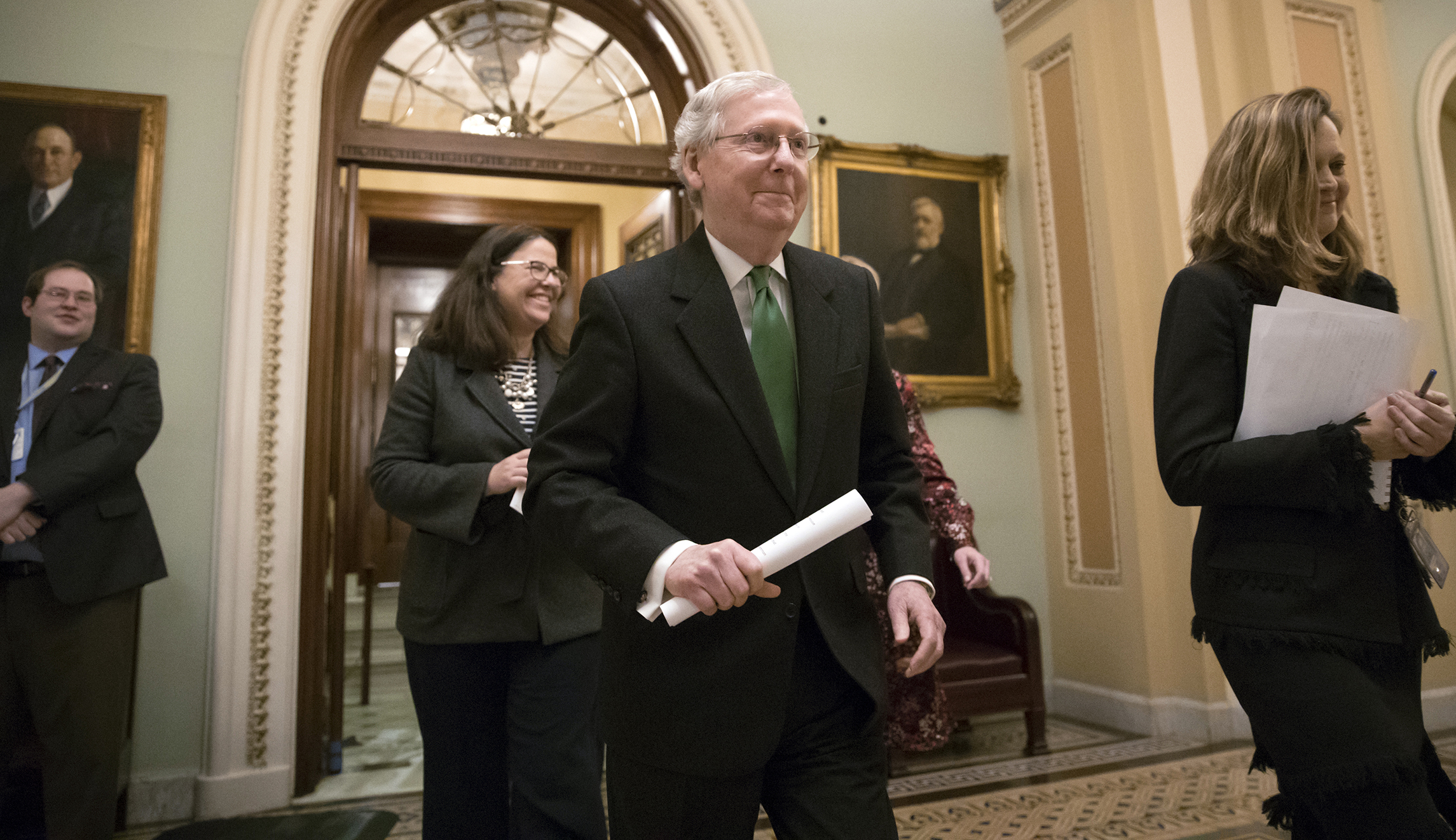 Mitch McConnell sets up votes on four immigration amendments