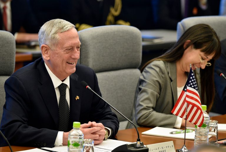 Mattis will meet with NATO allies to discuss increasing the number of coalition forces in Afghanistan. (Franck Robichon/Pool Photo via AP)
