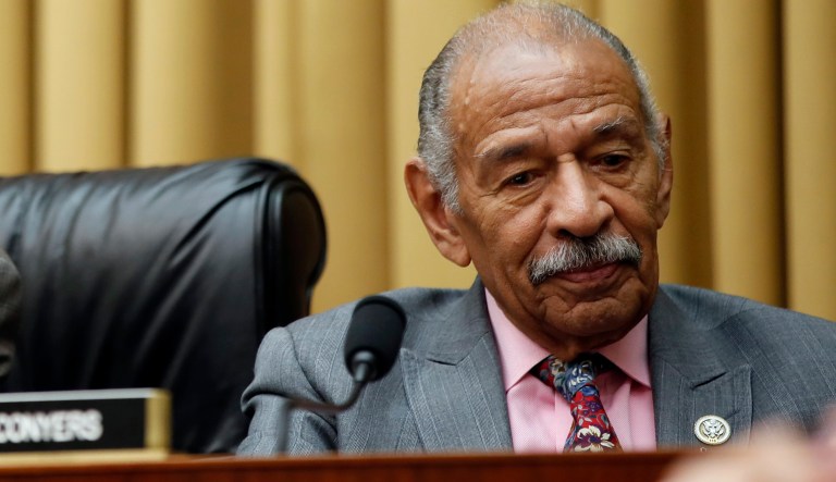 John Conyers, 88, will share the news on local radio program 