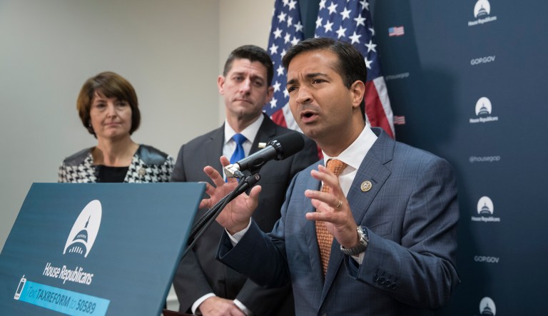 Republican Rep. Carlos Curbelo is trying to join the CHC, but he needs to be approved by its current members. (AP Photo/J. Scott Applewhite)
