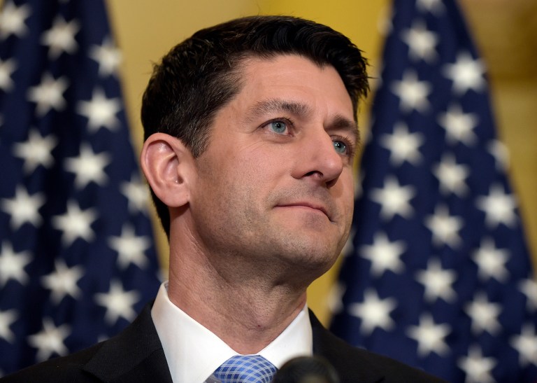 Newly-released audio from Oct. 10 shows House Speaker Paul Ryan refusing to defend then-candidate Donald Trump. (AP Photo/Susan Walsh)