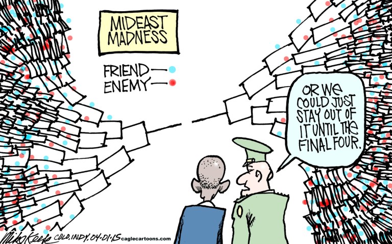 Editorial cartoon: Mideast Madness