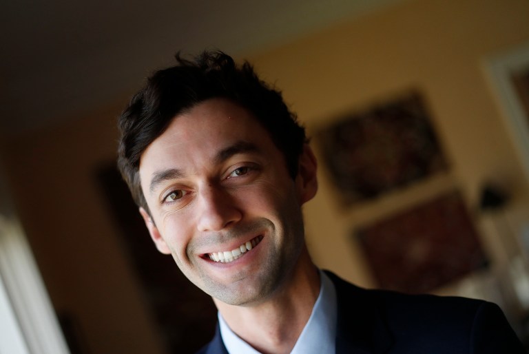 Democratic candidate for Georgia's 6th congressional district Jon Ossoff faced some awkward questions about his plans for getting engaged during a morning television interview. (AP Photo/John Bazemore, File)