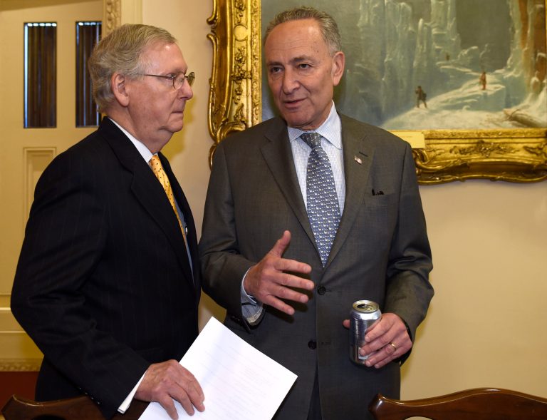 A bipartisan group of 61 senators signed onto a letter sent to Majority Leader Mitch McConnell and Senate Minority Leader Chuck Schumer Friday urging them to preserve the filibuster on legislation. (AP Photo/Susan Walsh)