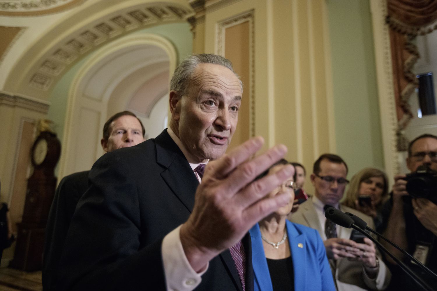 Schumer says Trump a hypocrite on ‘Buy American, Hire American’