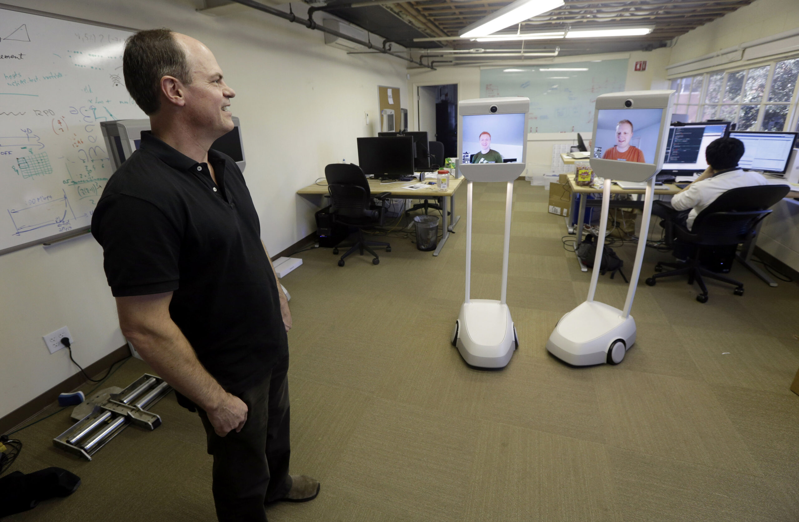 Telepresence robots let employees ‘beam’ into work