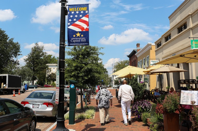 The Capitol Hill neighborhood where Thomas Maslin was assaulted. (Graeme Jennings/Examiner photo)
