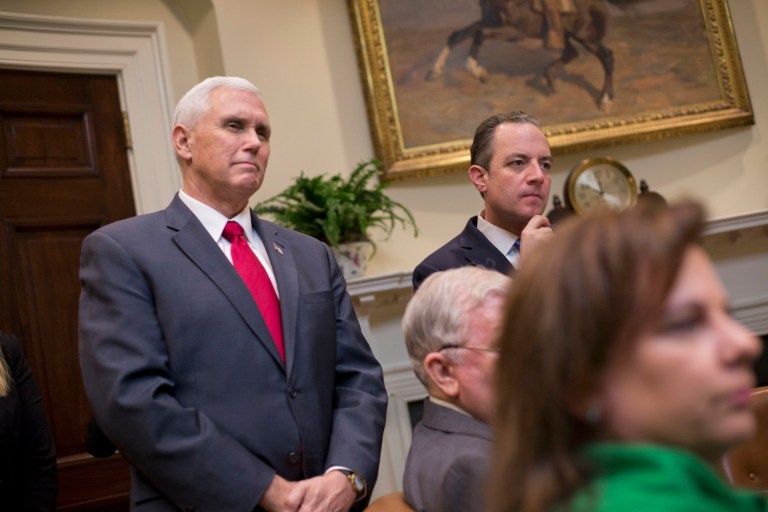 He's the fourth sitting VP to go to the Super Bowl. (AP Photo/Pablo Martinez Monsivais)