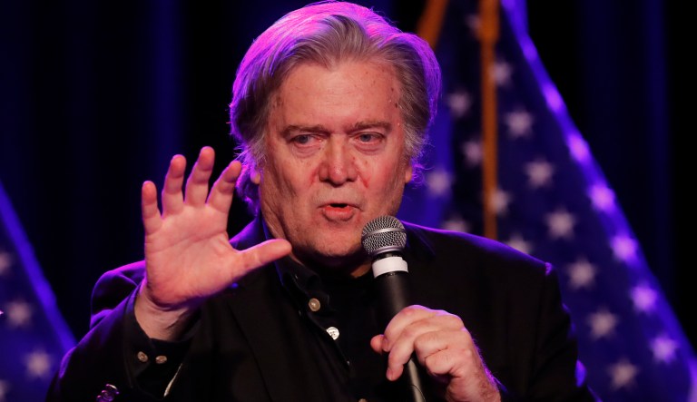 If what he said is accurate, then this is the ultimate power move by Steve Bannon to solidify himself as a political figure after leaving the White House. (AP Photo/Paul Sancya)
