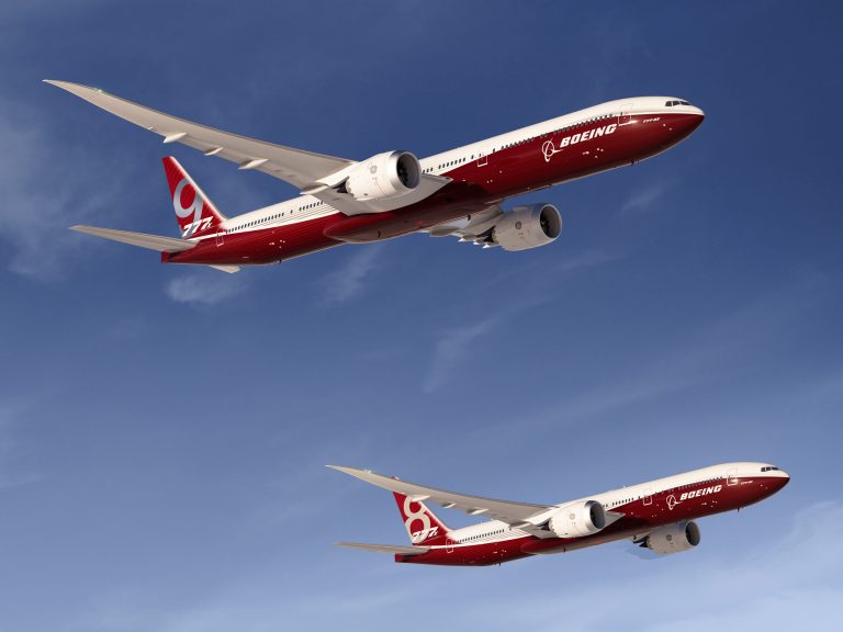 Illinois has joined more than 20 other states trying to lure Boeing's production of the 777x airliner out of Washington state, but the company's long list of requirements could prove expensive. (AP/The Boeing Co.)