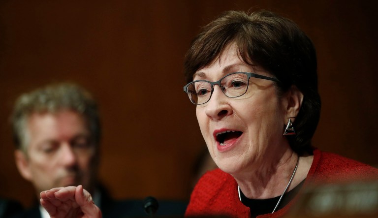 A major concern from centrist holdout Sen. Susan Collins, R-Maine, is that the bill would trigger a 2010 law that installs mandatory spending cuts if the deficit reaches a certain threshold. (AP Photo/Carolyn Kaster)