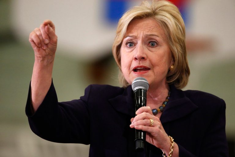 Democratic presidential candidate Hillary Clinton used the term 