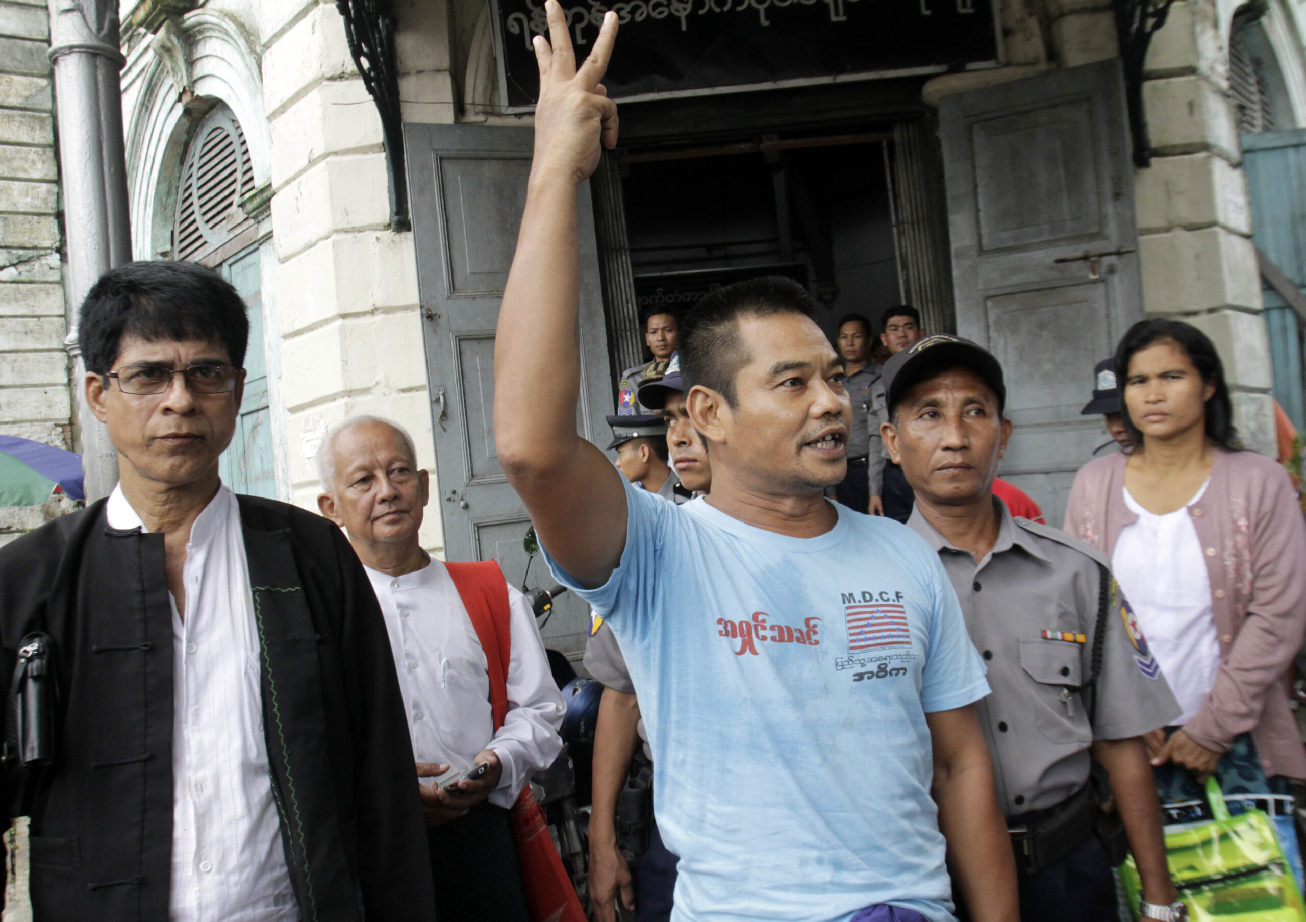 1 march, 11 sentences for Myanmar rights activist