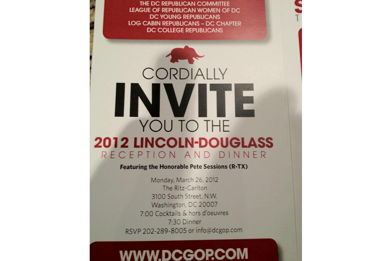 Big D.C. GOP donor dinner in turmoil