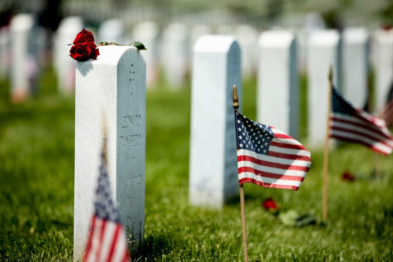 Memorial Day and Veterans Day each commemorate different people in the U.S. armed services. (AP Photo/Andrew Harnik)
