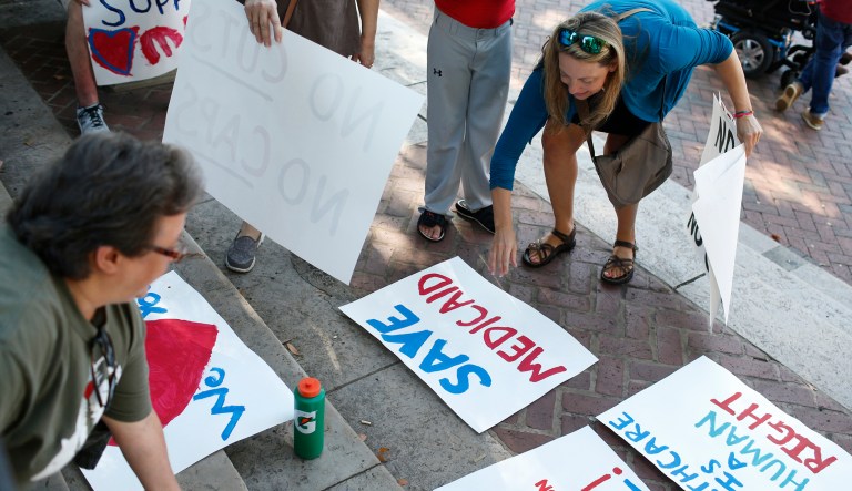 The provision would allow for additional funding for the medical expenses of people who aren't enrolled in Medicaid. (Joshua L. Jones/Athens Banner-Herald via AP)