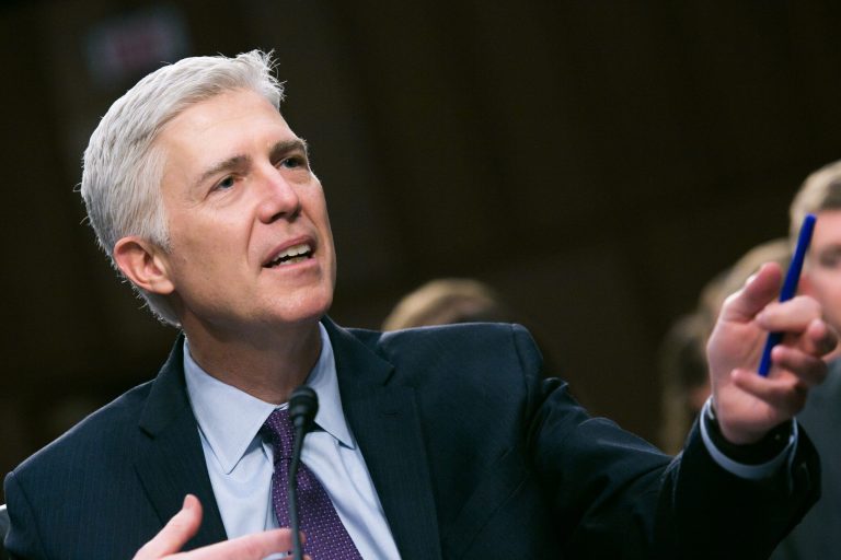 Supreme Court Justice nominee Neil Gorsuch was on the minds of Sunday talk show guests. (Graeme Jennings/Examiner)