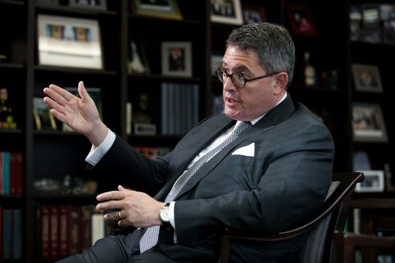 Leonard Leo, an executive vice president of the Federalist Society, has become a staple of Washington with an expansive network in the legal world.