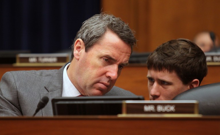 The influential Republican Study Committee elected first-term Rep. Mark Walker of North Carolina chairman for the 115th Congress on Thursday. (AP Photo/Lauren Victoria Burke)