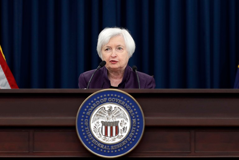 Federal Reserve Chairwoman Janet Yellen has suggested that the Fed might further slow its move toward raising interest rates in order to give the economy 