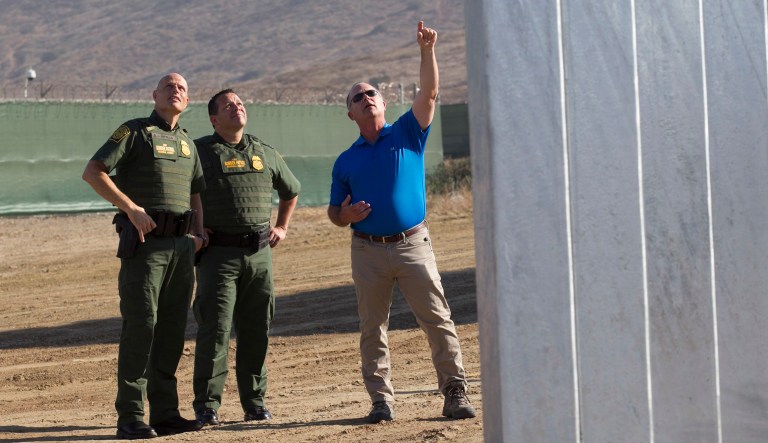 The event gives Customs and Border Protection, the Border Patrol and Immigration and Customs Enforcement officers a chance to learn about technology and security equipment that they then want to bring home to their local jurisdictions. (John Gibbins/The San Diego Union-Tribune via AP, Pool)