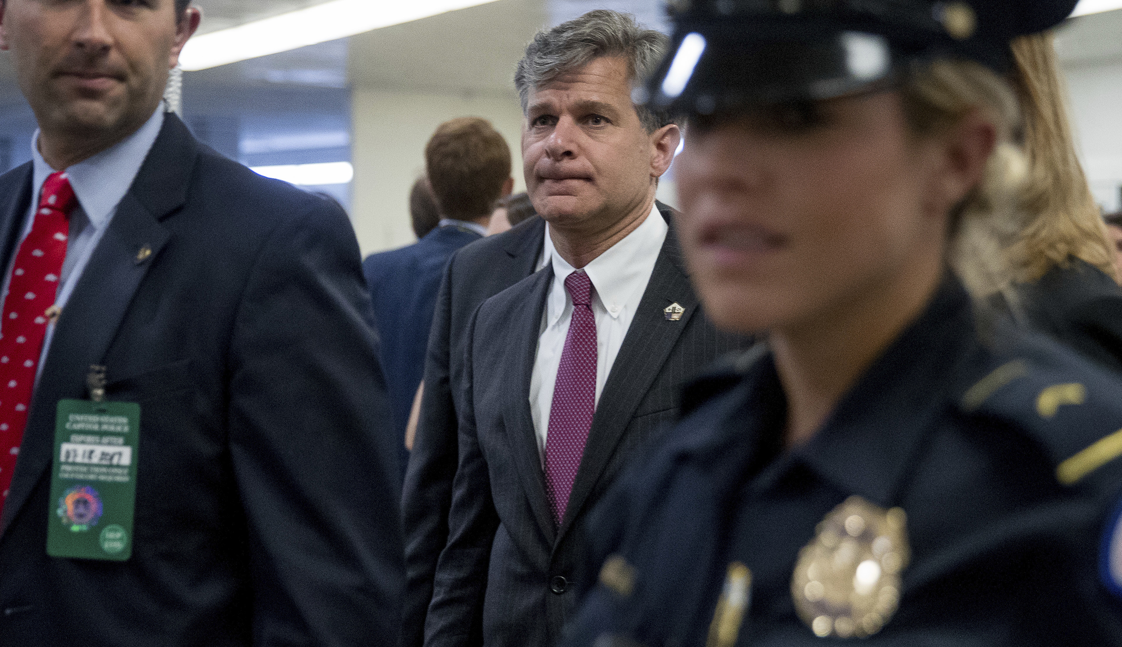 FBI Director Christopher Wray: ‘I have not detected any whiff of interference’ from Trump in Russia probe