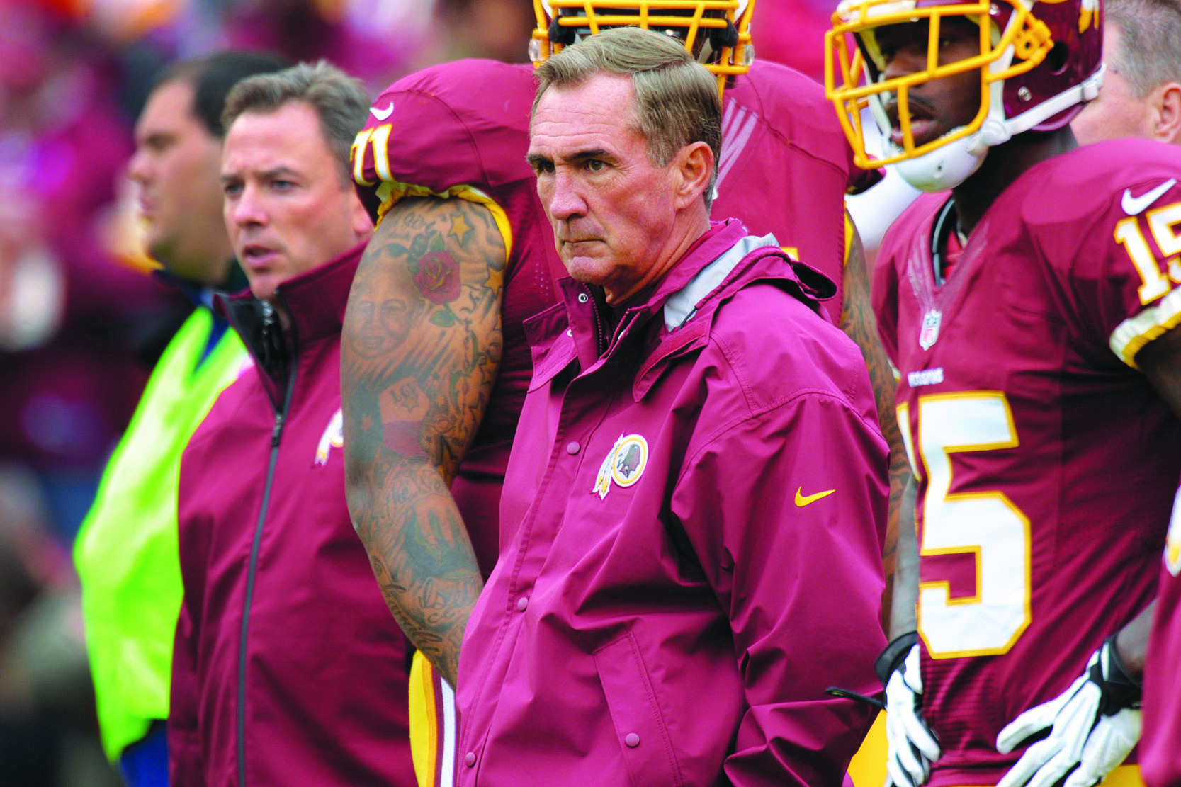 Redskins players back coach Shanahan