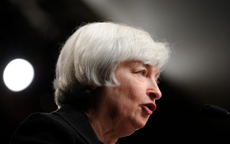 A bipartisan group of Congress' most vocal lawmakers on matters of financial regulation is challenging Federal Reserve Chairwoman Janet Yellen over the central bank's commitment to avoiding future bailouts. (AP/Susan Walsh)