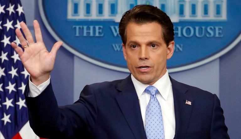 New White House communications director Anthony Scaramucci all but predicted on Tuesday that Attorney General Jeff Sessions' tenure at the Department of Justice is coming to an end. (AP Photo/Pablo Martinez Monsivais)