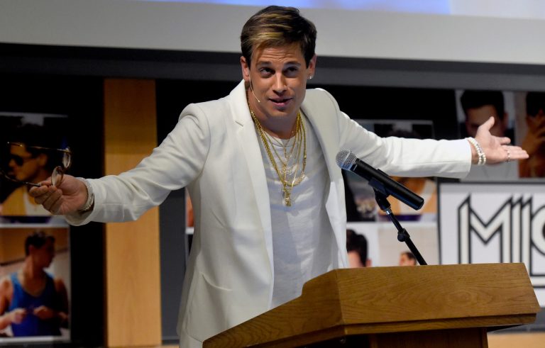 Yiannopoulos' book deal was worth a reported $250,000 and was expected to be released in June. (Jeremy Papasso/Daily Camera via AP, File)