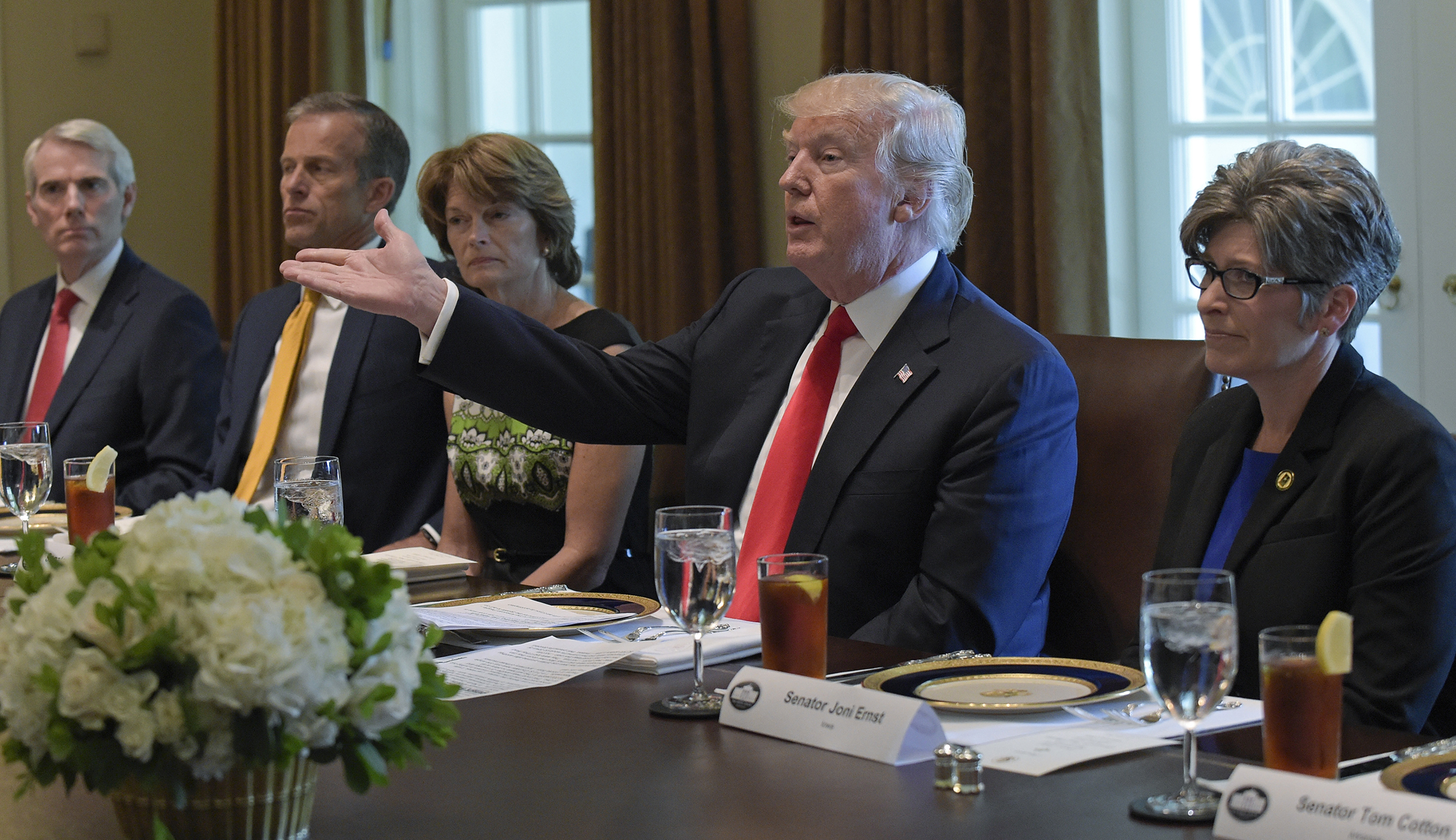 Trump receptive on continuing Obamacare payments, Thune says