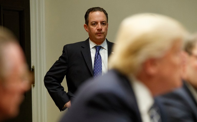 Reince Priebus is the latest example that President Trump's early adopters inside the Republican Party aren't always built for the long haul. (AP Photo/Evan Vucci)