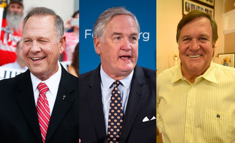 A partial cast of characters who will play roles in Alabama's special election. (AP/Twitter)