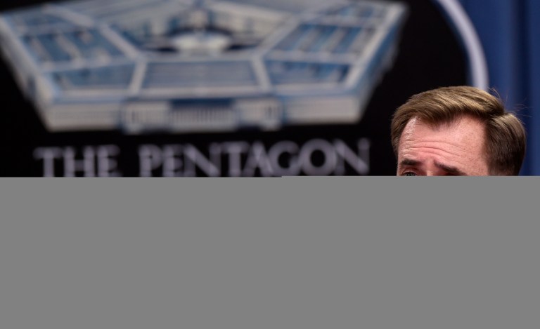 Pentagon press secretary Navy Rear Adm. John KirbyÂ pushed back Tuesday against accusations that the Obama administration exaggerated or fabricated the threat from the Khorasan group to justify airstrikes in Syria, saying the al Qaeda offshoot still poses a danger to U.S. interests. (AP/Susan Walsh)