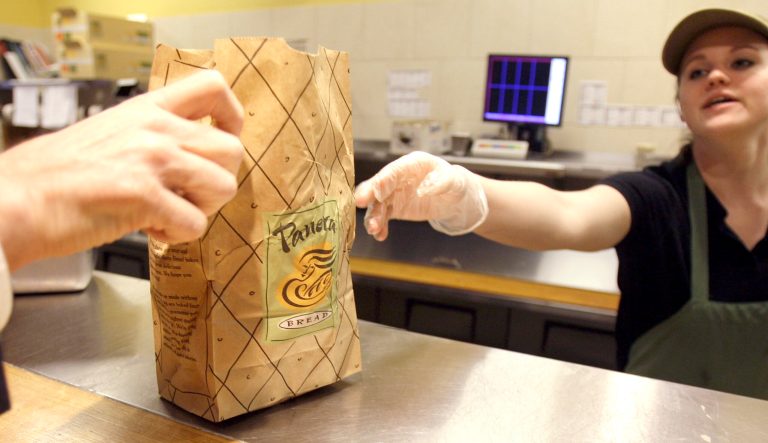 Charles Krupa/AP
The Bakery, Confectionary, Tobacco Workers and Grain Millers International Union is attempting to organize Michigan-area Panera Bread stores, but having trouble securing a contract with the franchise's owners.