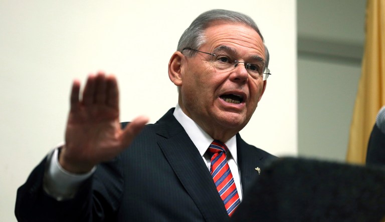 In a Thursday sit-down with a group of Latino reporters, Sen. Bob Menendez, D-N.J., (pictured above) said he thinks there's a good chance the fight over granting recipients of the Deferred Action for Childhood Arrivals program some permanent status will spill into January. (AP Photo/Mel Evans)
