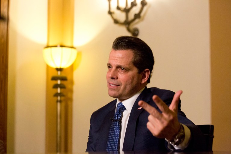 Anthony Scaramucci's light-hearted tone upset some readers. (AP Photo/Ariel Schalit)