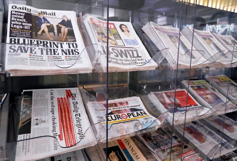 In a brutal newspaper market, the Daily Mail remains both popular and profitable. Its print edition is the second-best selling in the UK, and its online edition is the most visited news website in the world. (AP Photo/Kirsty Wigglesworth)