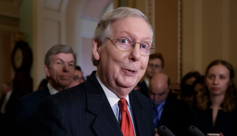Sen. Mitch McConnell, R-Ky., has earned a reputation as a skilled legislative tactician, appearing to always triumph in the face of adversity. The perception of his tenure as Republican leader, however, is belied by reality. (AP Photo/J. Scott Applewhite)