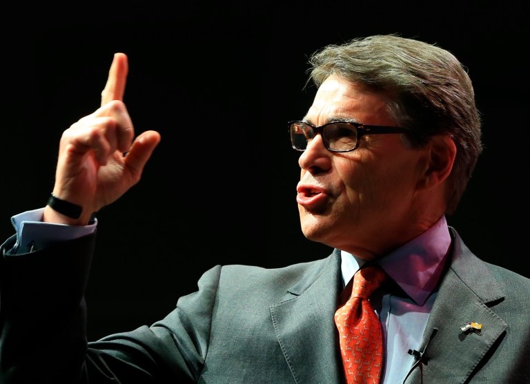 Perry has converted to the free-market position, which is a very big deal. (AP)