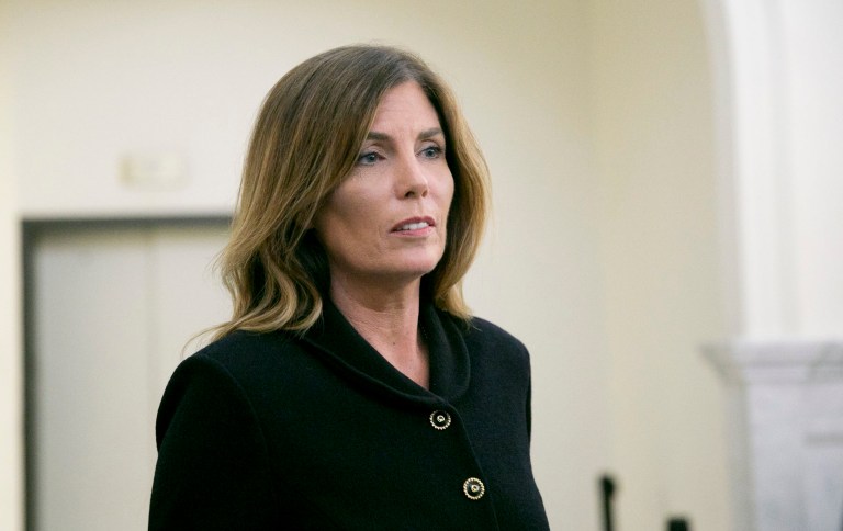Once the Keystone State's top prosecutor, Kathleen Kane is now a convicted felon and will spend the next 10 to 23 months behind bars for leaking grand jury documents in a scheme to embarrass her political rivals. (Jessica Griffin/The Philadelphia Inquirer via AP, Pool)