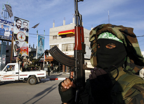 A Hamas militant. AP Photo