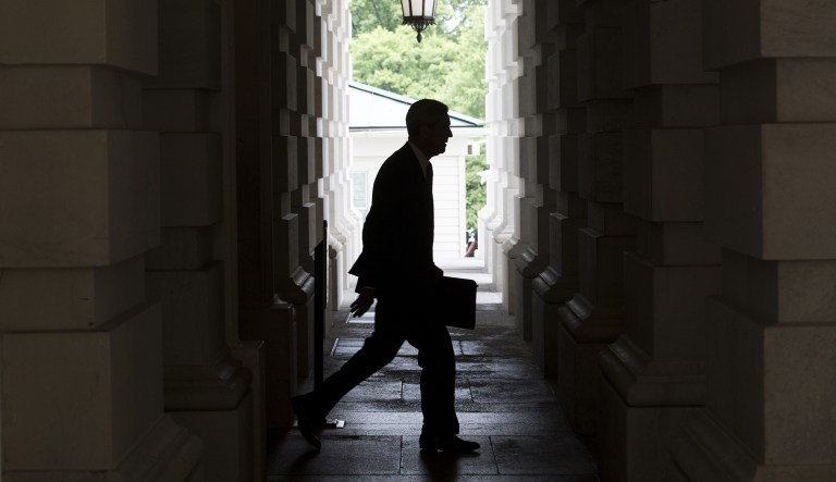 Robert Mueller seems like an appropriate target for the Trump team's attempts to discredit him and his investigation because of Mueller's concern for his reputation for fairness. (Zach Gibson/Bloomberg)