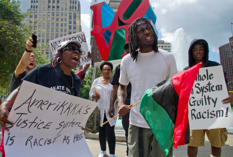 The NAACP is publicizing a petition urging the Justice Department to charge George Zimmerman with violating Trayvon Martin's civil rights.  (AP Photo/Philadelphia Inquirer, Clem Murray)