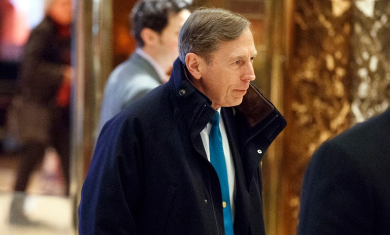 Petraeus said torture is not called for when interrogating the vast majority of detainees. (AP Photo/ Evan Vucci)