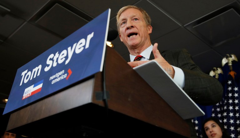 "Thousands are expected to attend the house parties, which will be held from coast to coast in both large cities and small towns across the country," the Tom Steyer-funded group Need to Impeach said in a statement.